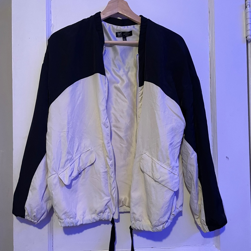 silky oversized jacket